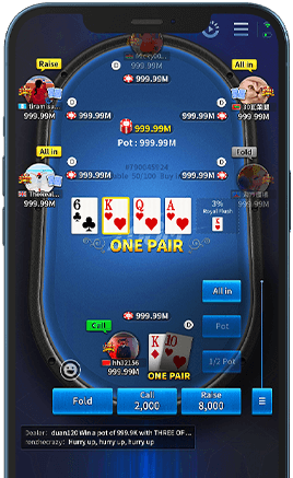 Supreme King Poker Play Screen